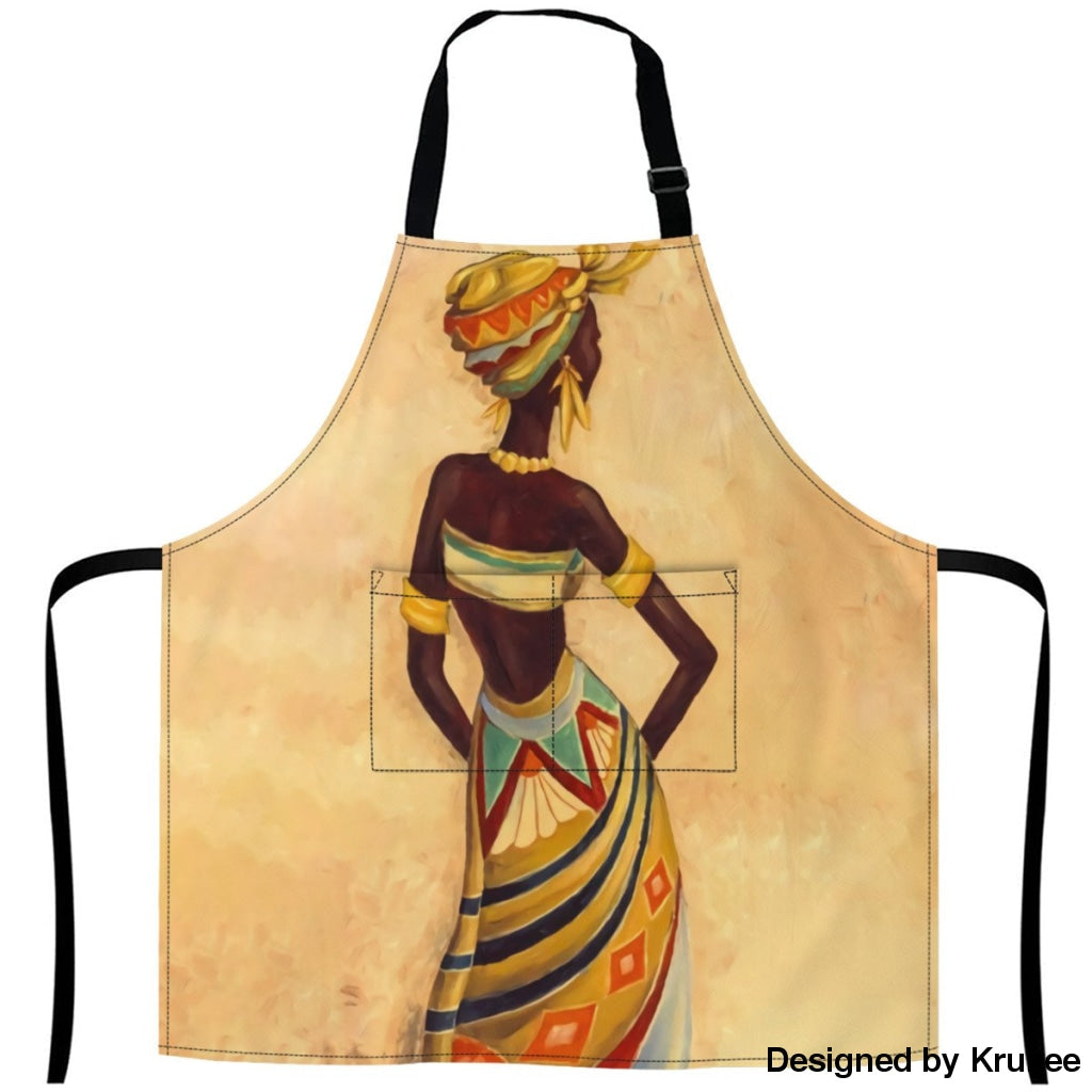 African Culture Art Apron - Hope 27Inch X 29Inch Aprons