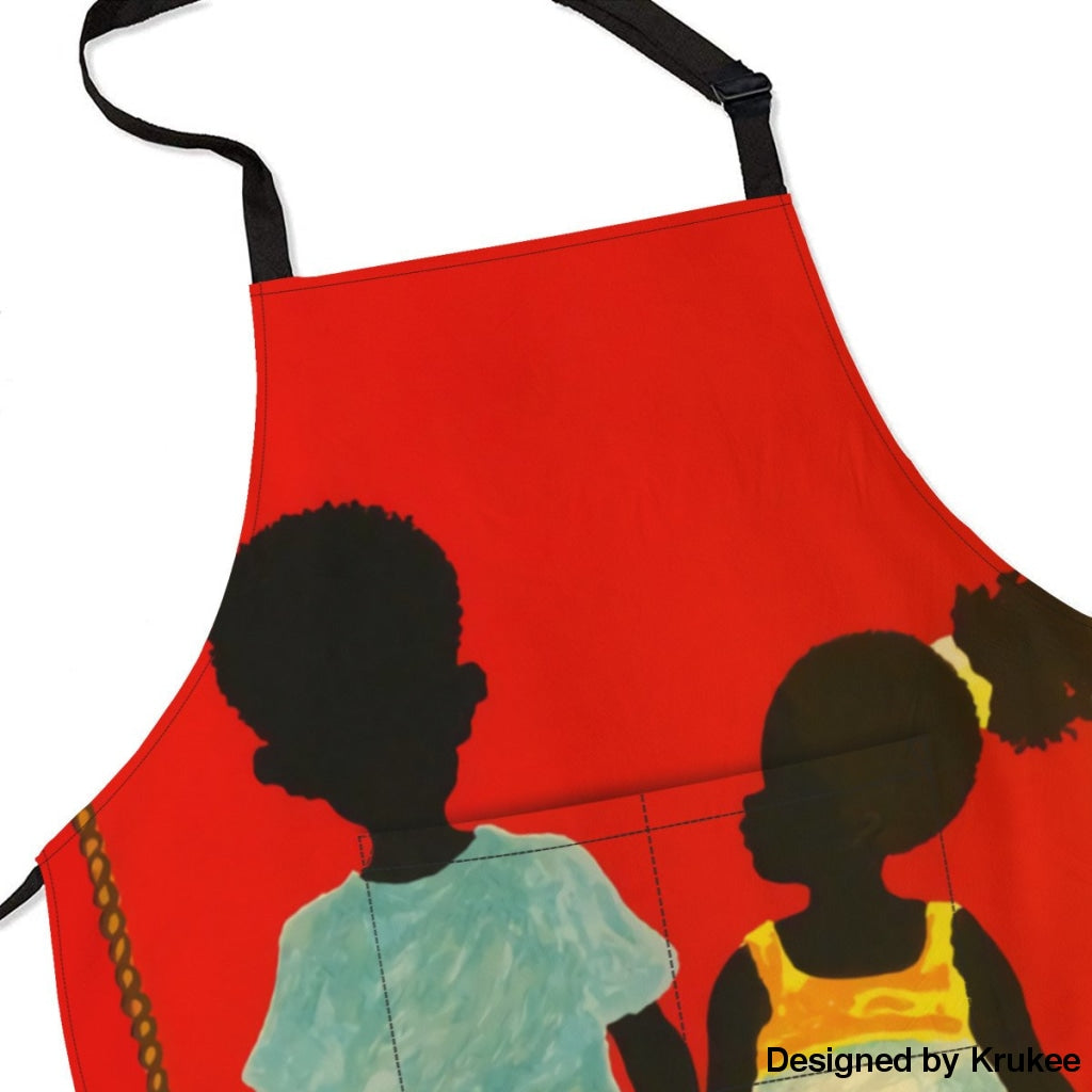 African Culture Art Apron - Love 2 Aprons