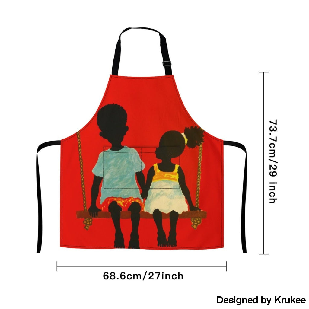 African Culture Art Apron - Love 2 Aprons