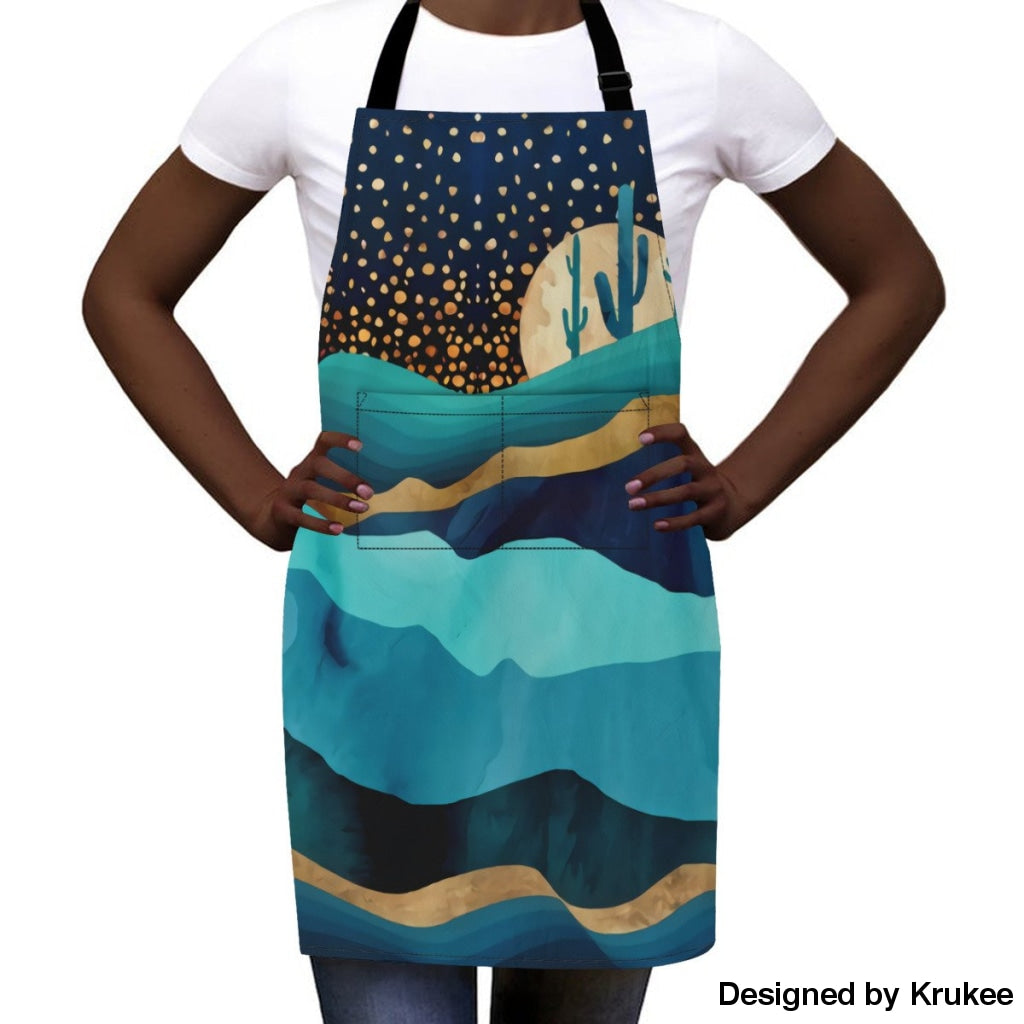 African Culture Art Apron - Moonlight Aprons