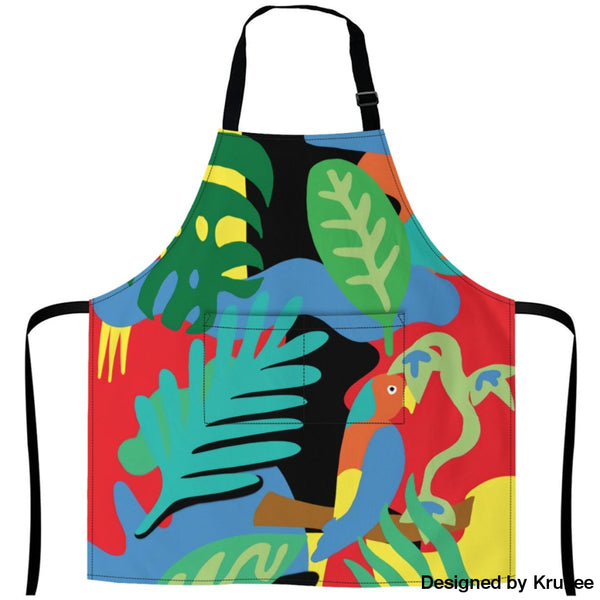 African Culture Art Apron - Morning 27Inch X 29Inch Aprons