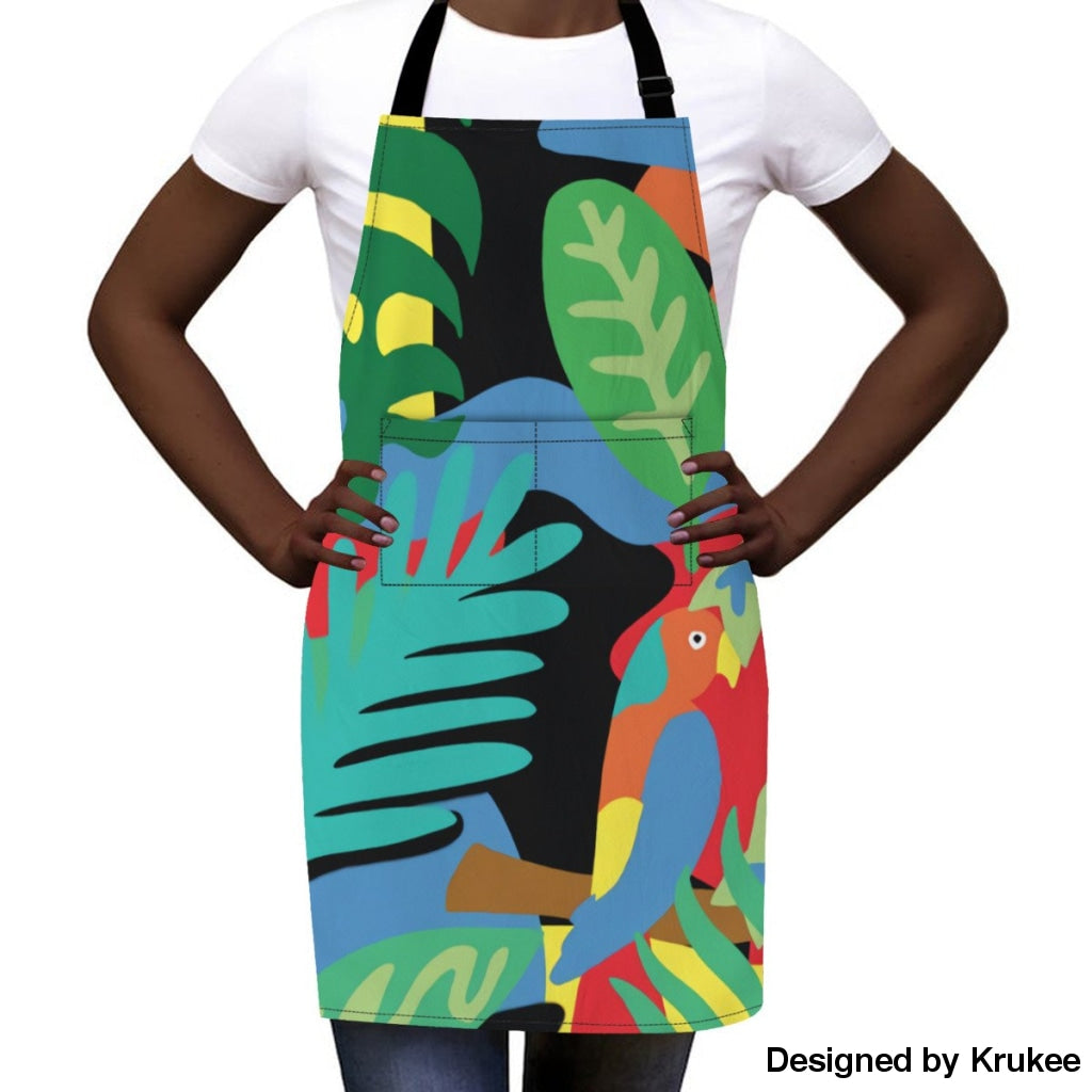 African Culture Art Apron - Morning Aprons