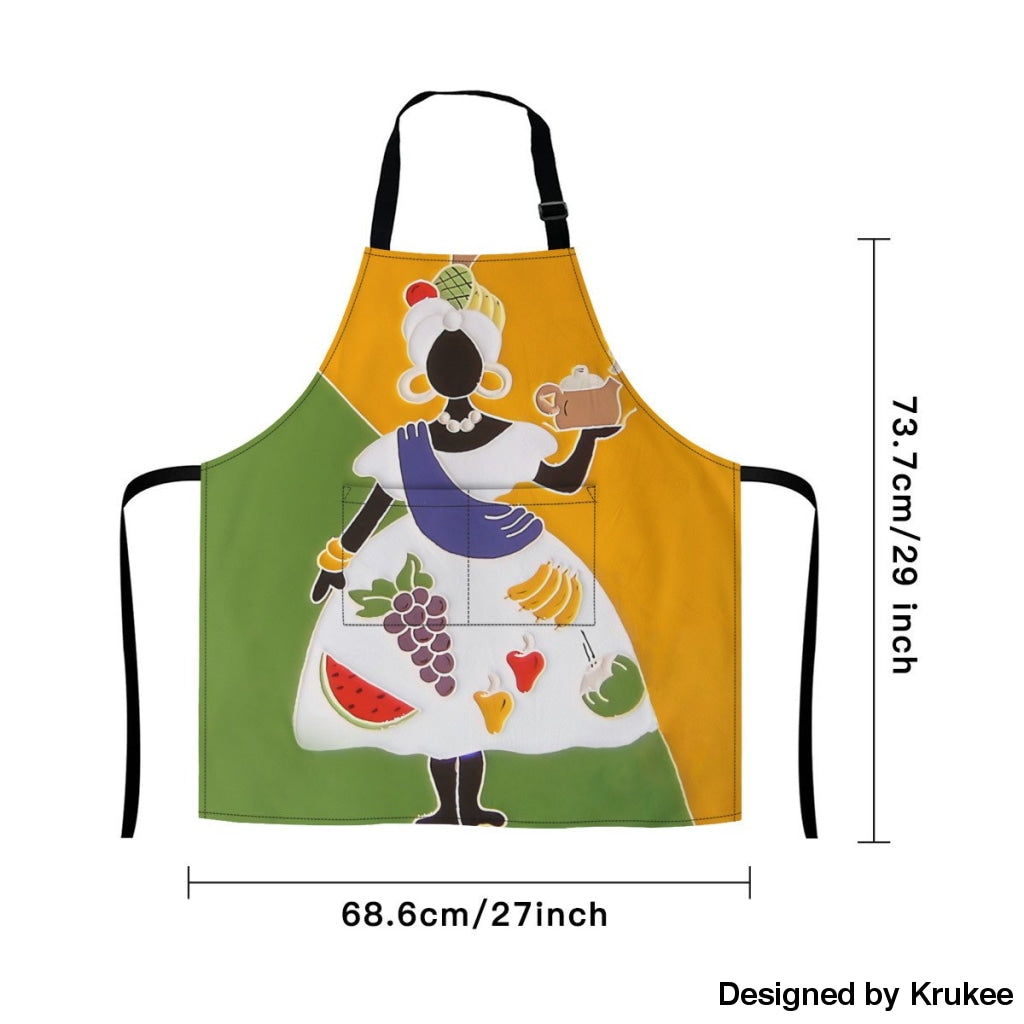 African Culture Art Apron - Princess Aprons