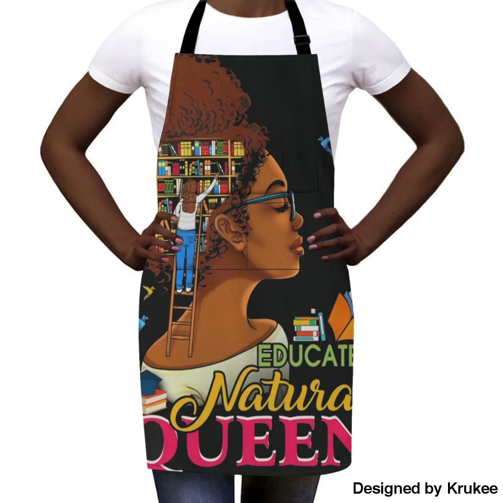 African Culture Art Apron - Queen Aprons