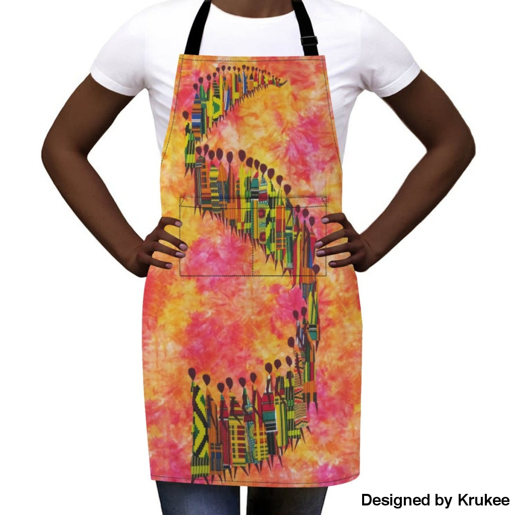 African Culture Art Apron - Road Aprons