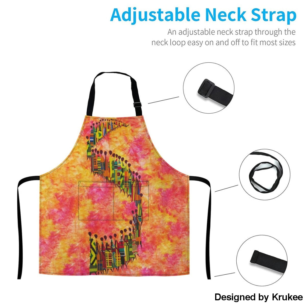 African Culture Art Apron - Road Aprons