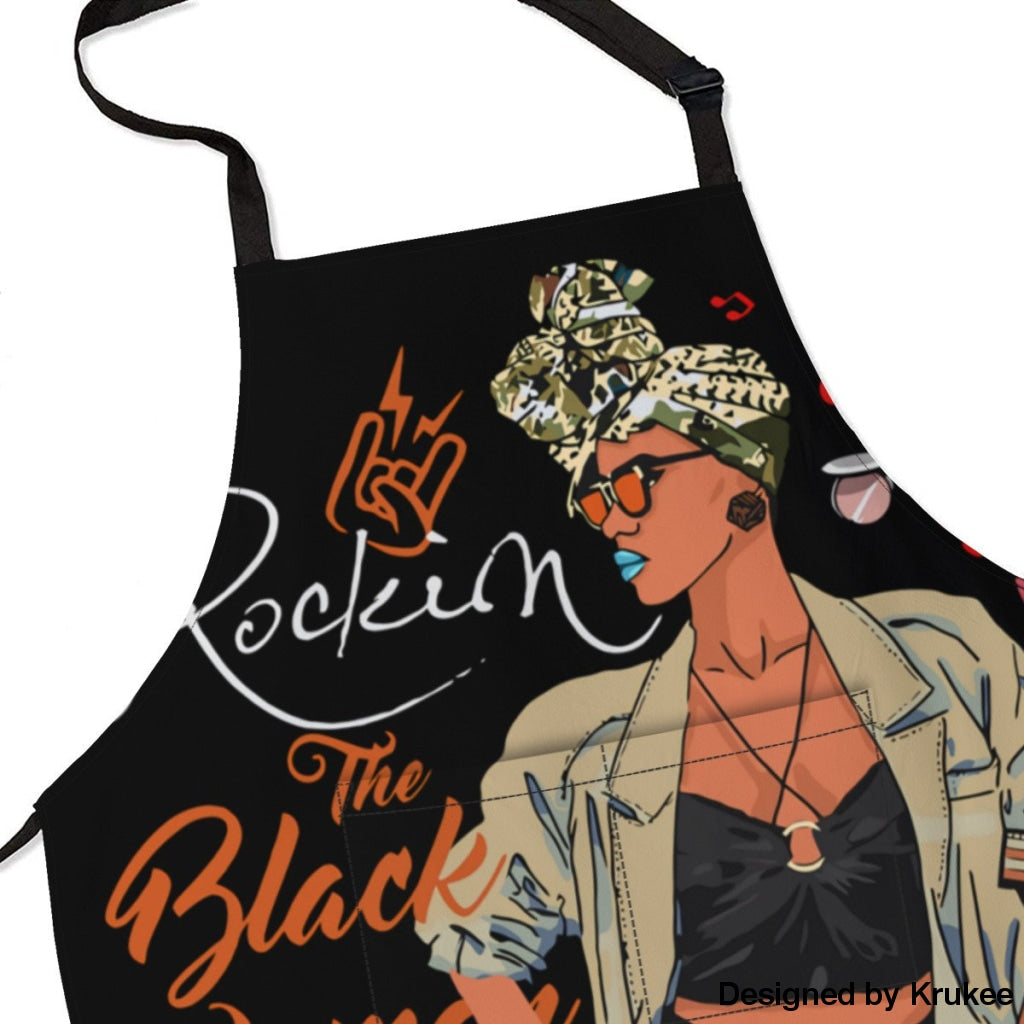 African Culture Art Apron - Rockin Girl Aprons