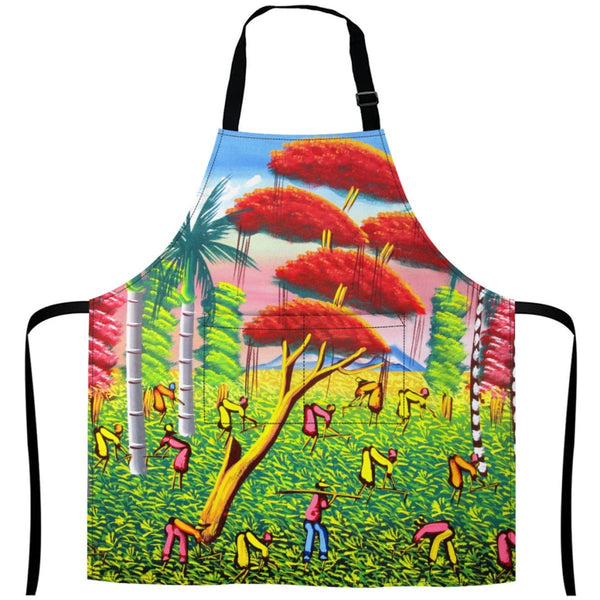 African Culture Art Apron - Summer 27Inch X 29Inch Aprons