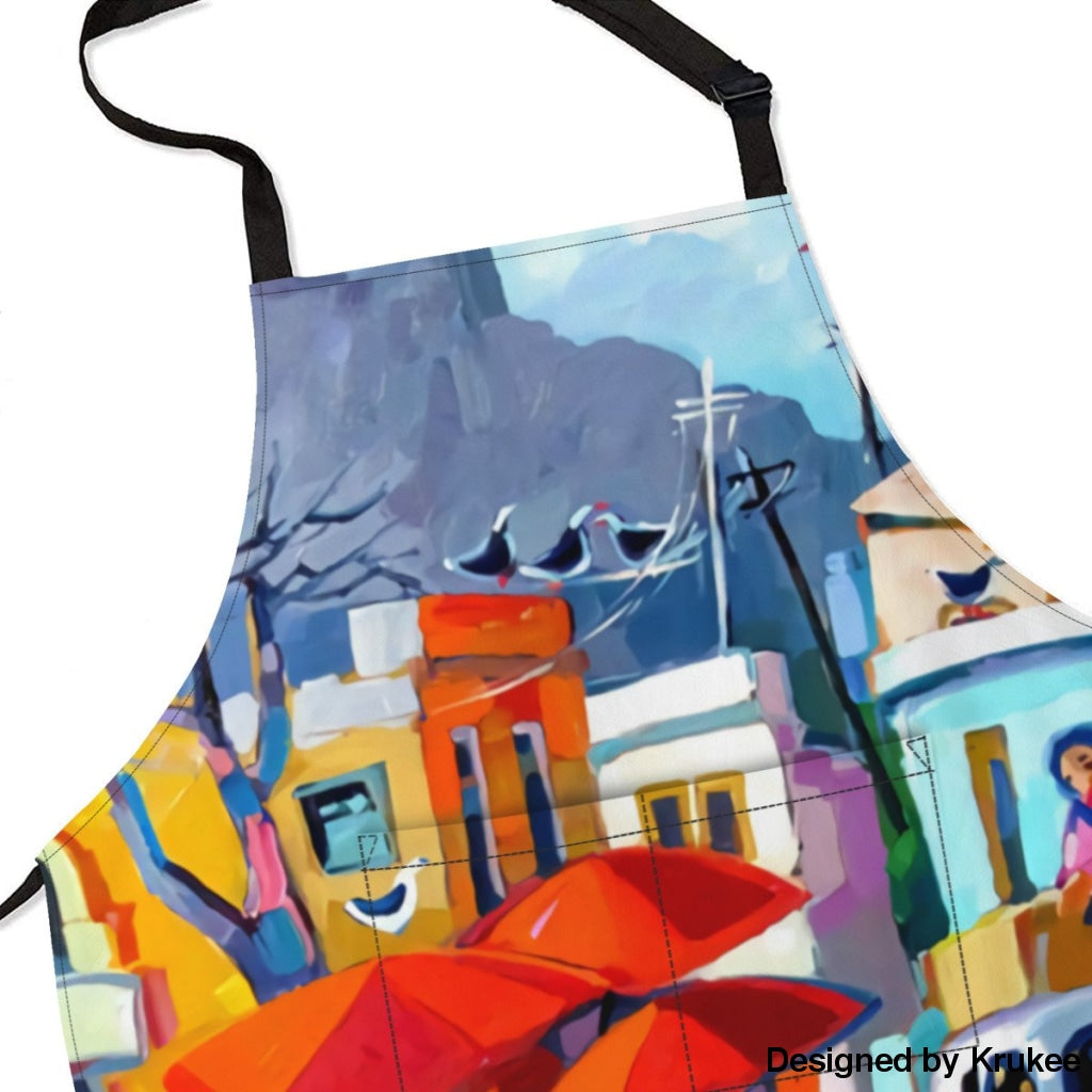 African Culture Art Apron - The Market Aprons