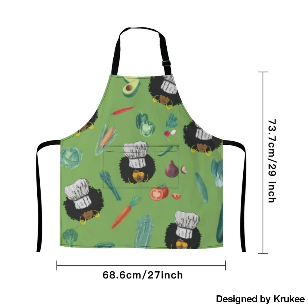 African Culture Art Apron - Vega Aprons