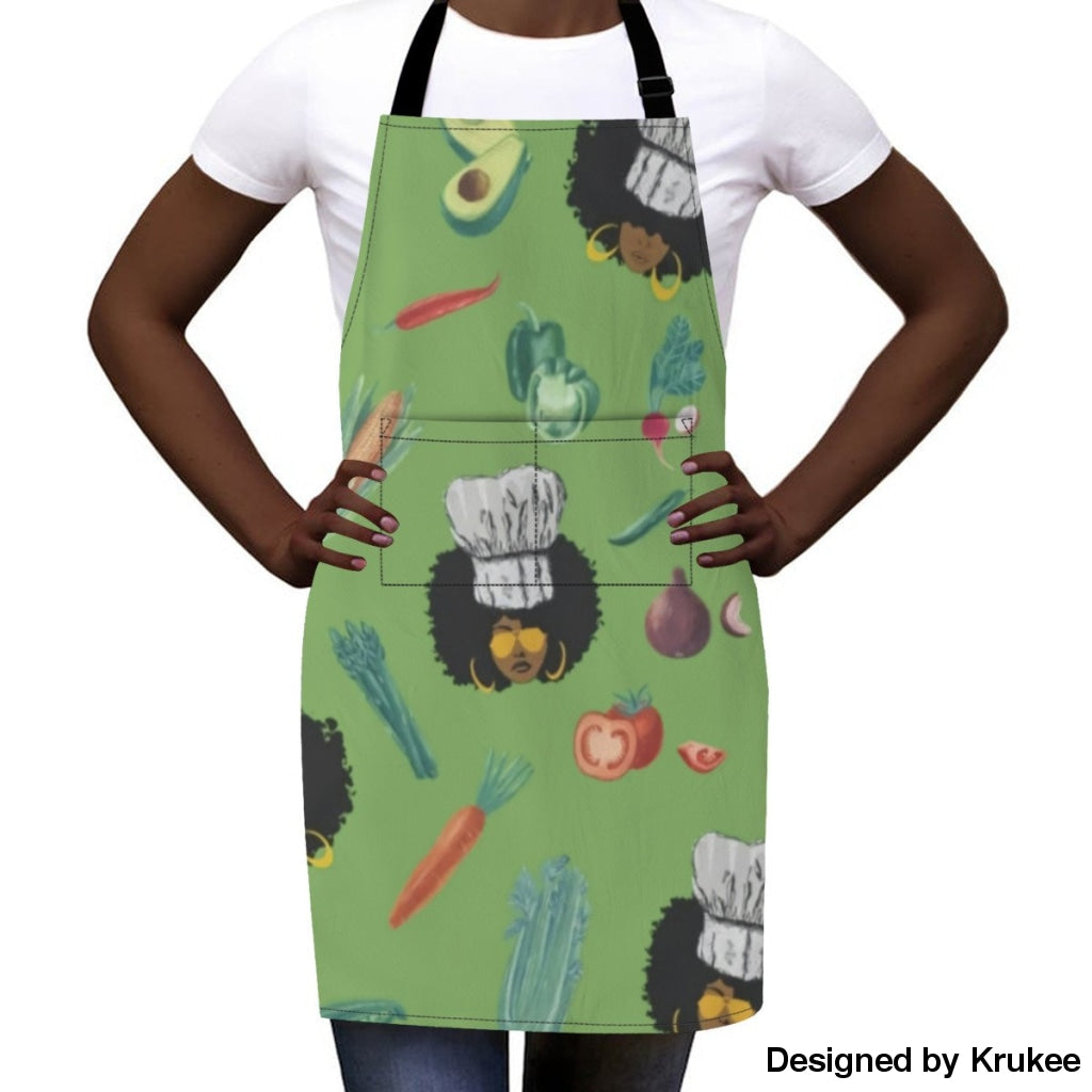 African Culture Art Apron - Vega Aprons