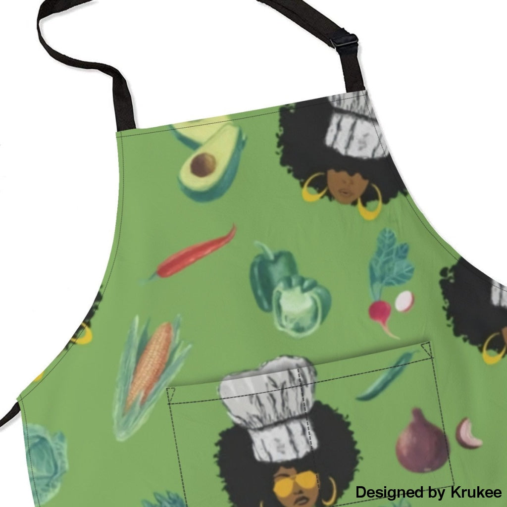 African Culture Art Apron - Vega Aprons