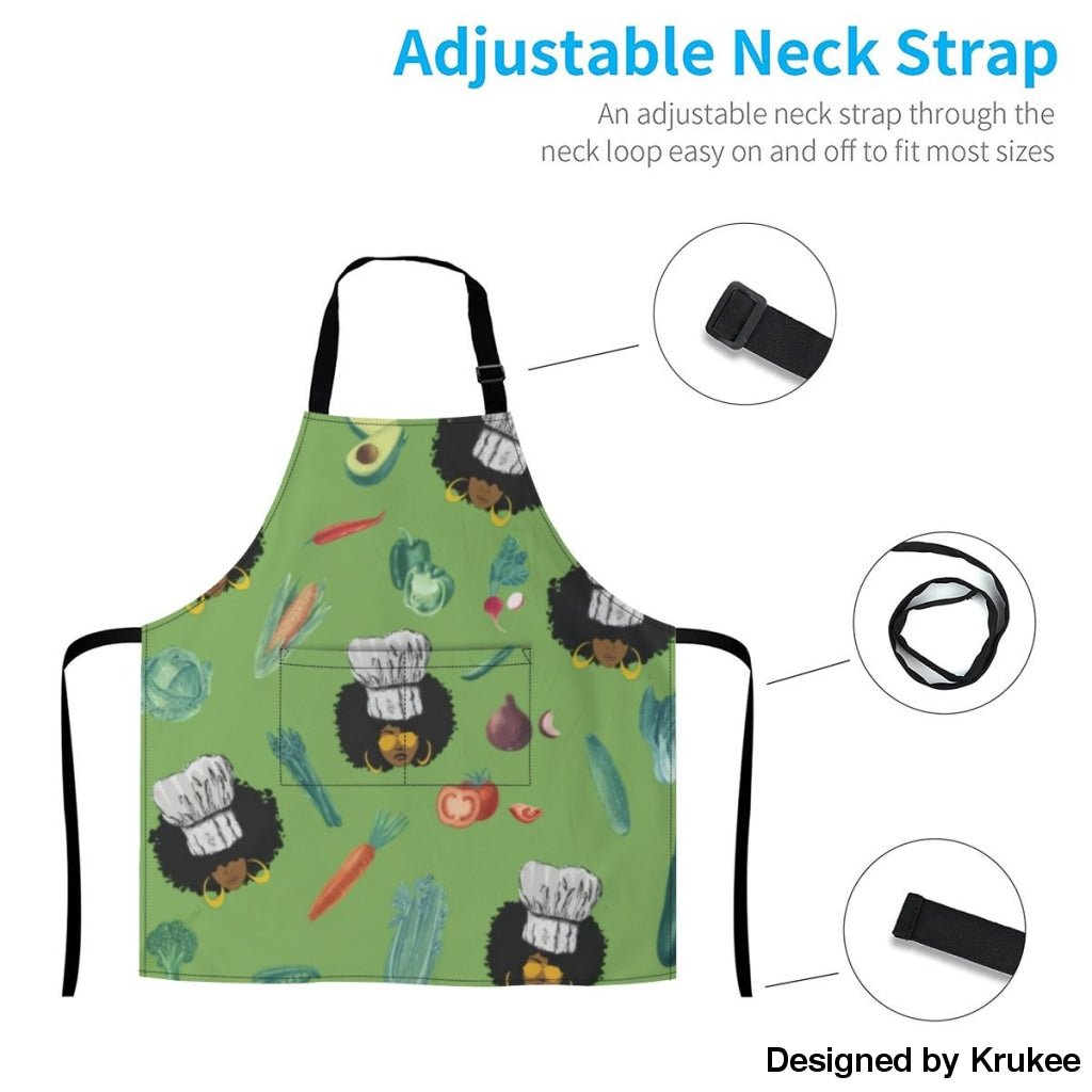 African Culture Art Apron - Vega Aprons