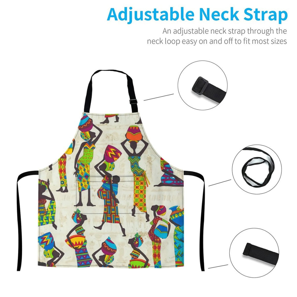 African Culture Art Apron - We Aprons