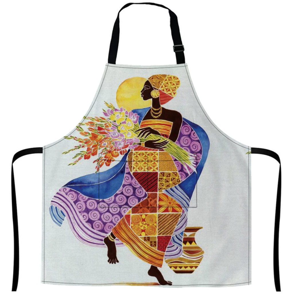 African Culture Art Apron