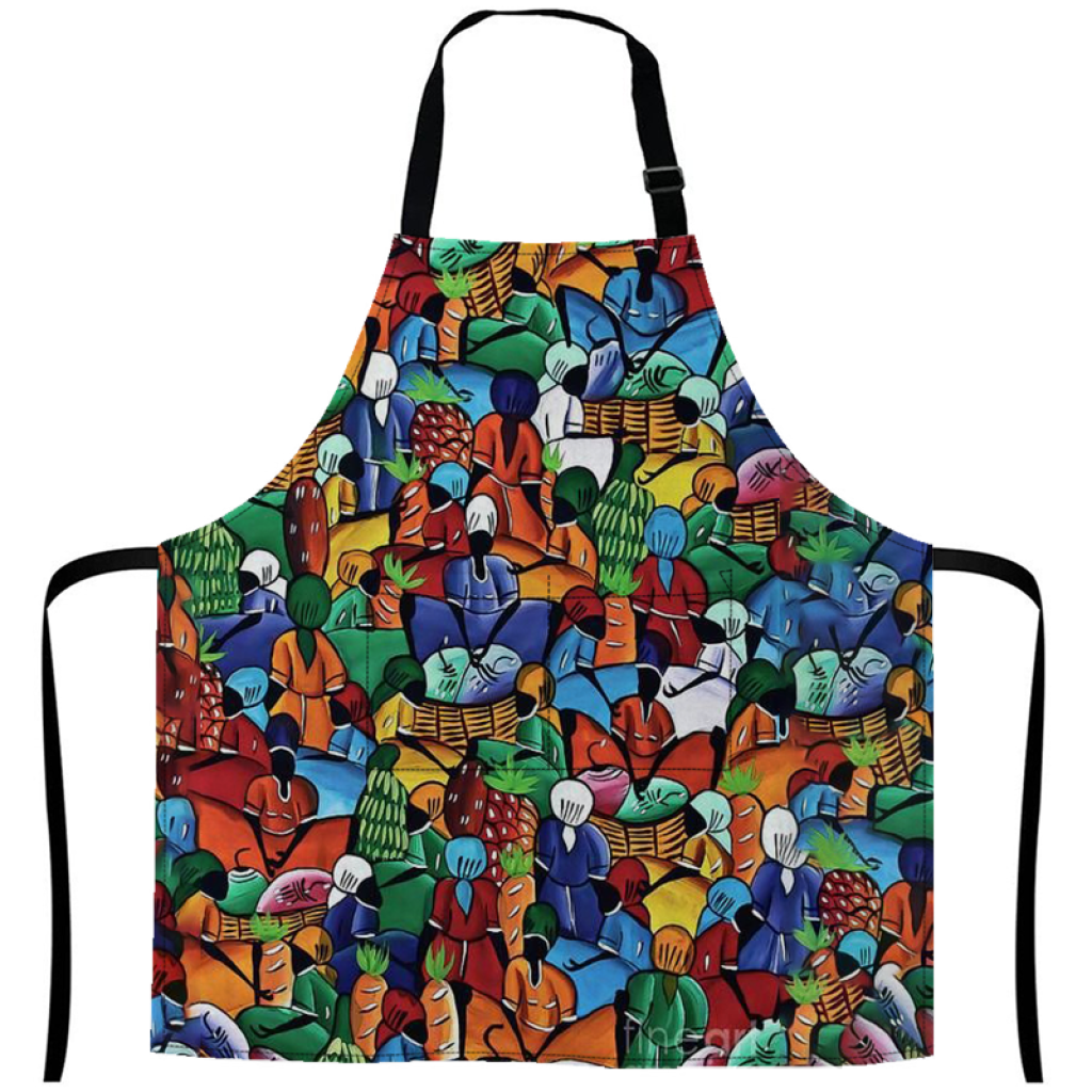 African Culture Art Apron