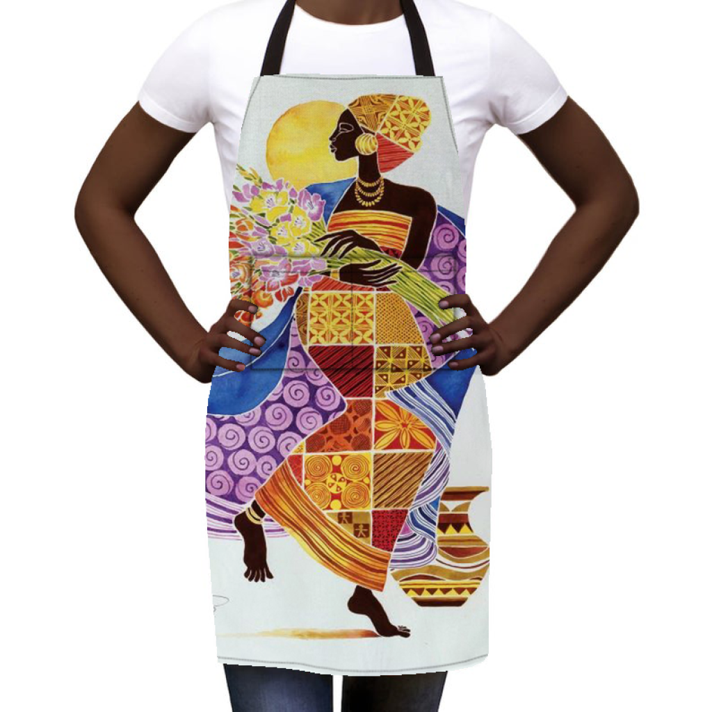 African Culture Art Apron