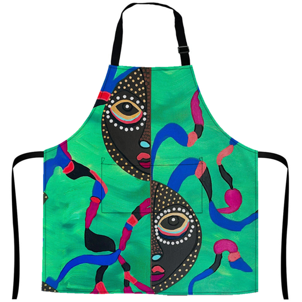 African Culture Art Apron