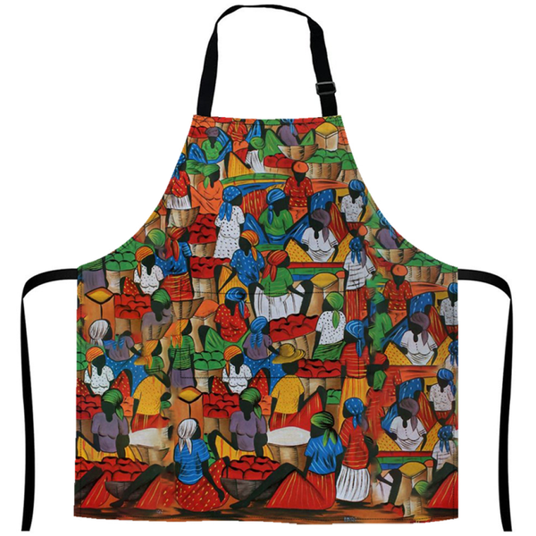 African Culture Art Apron