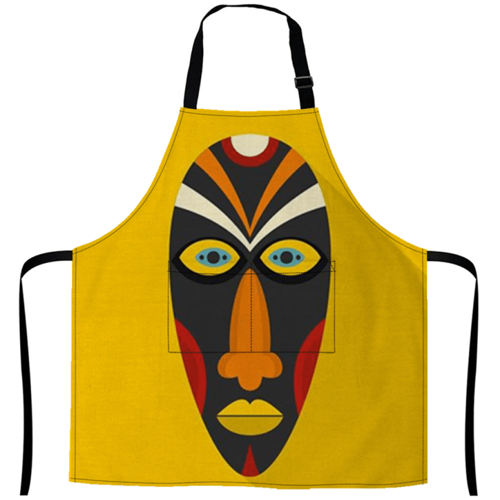 African Culture Art Apron