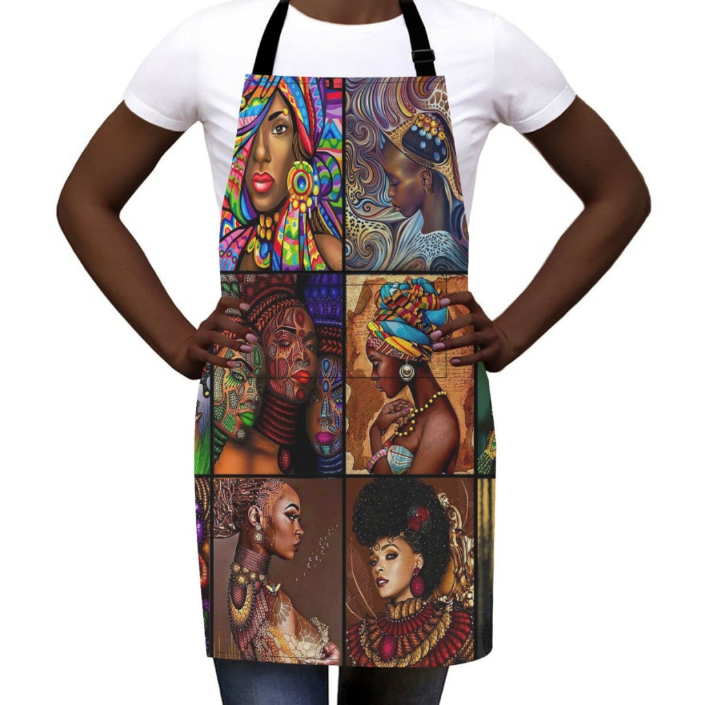 African Culture Art Apron