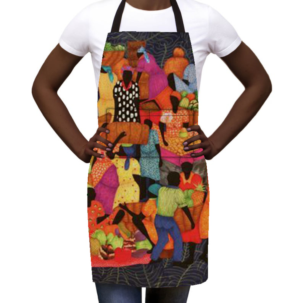 African Culture Art Apron