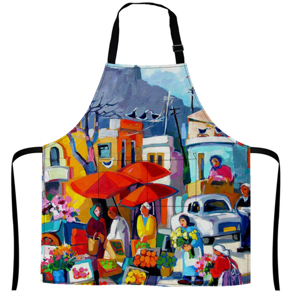 African Culture Art Apron