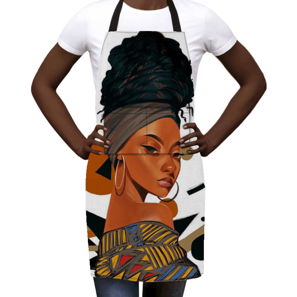 African Culture Art Apron