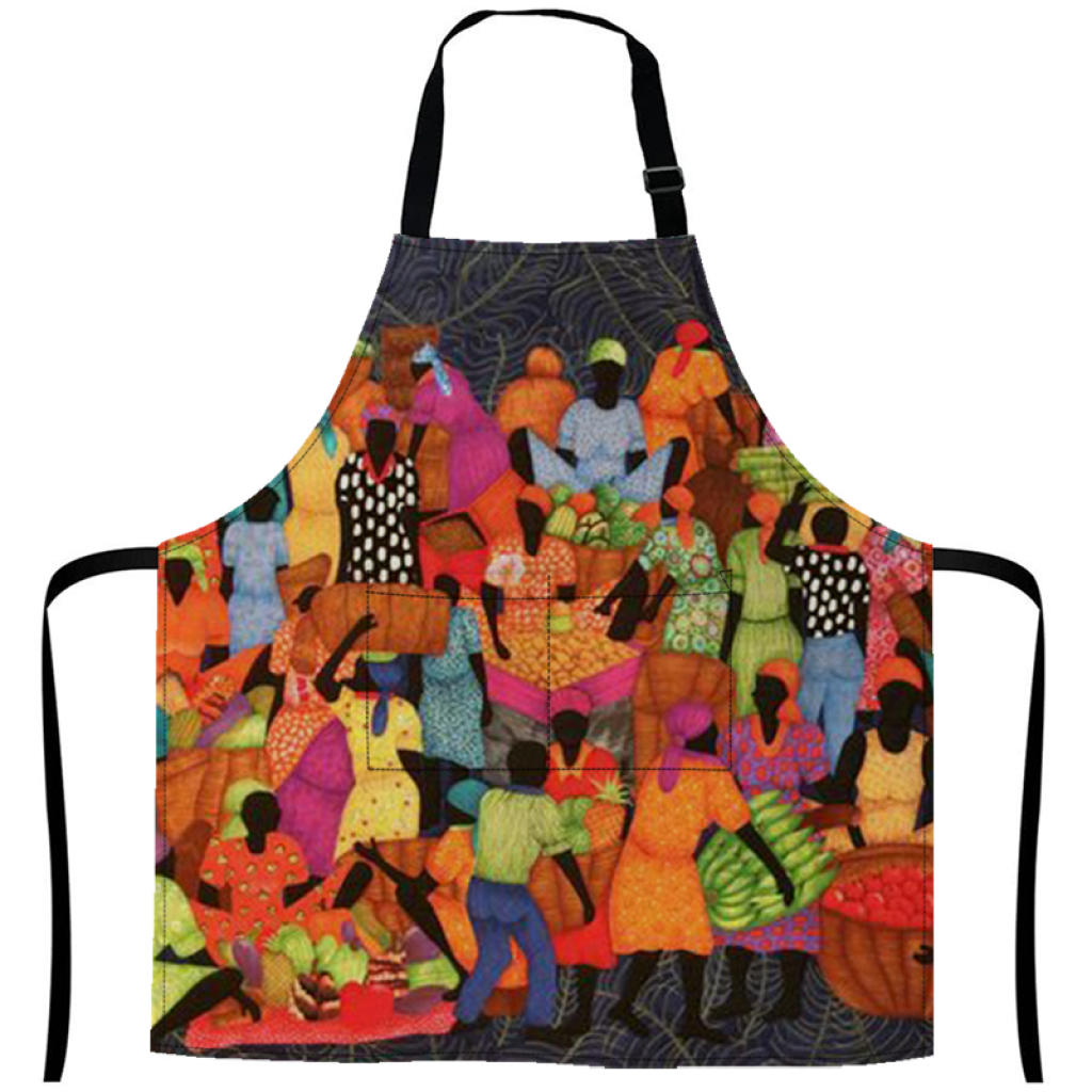 African Culture Art Apron