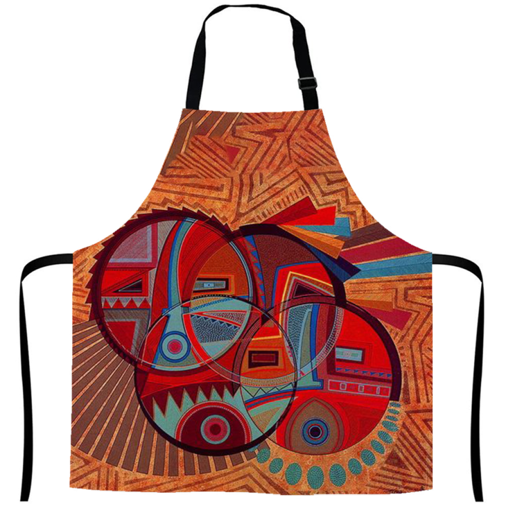 African Culture Art Apron