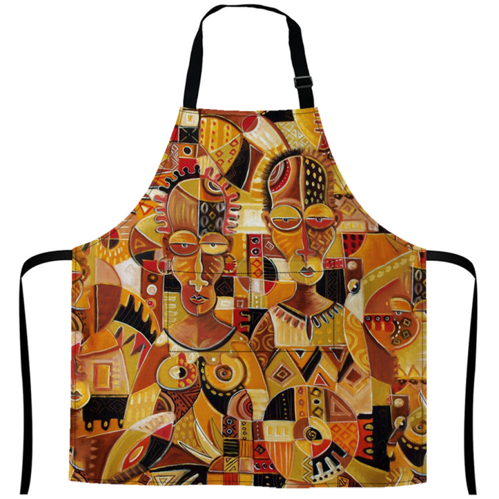 African Culture Art Apron