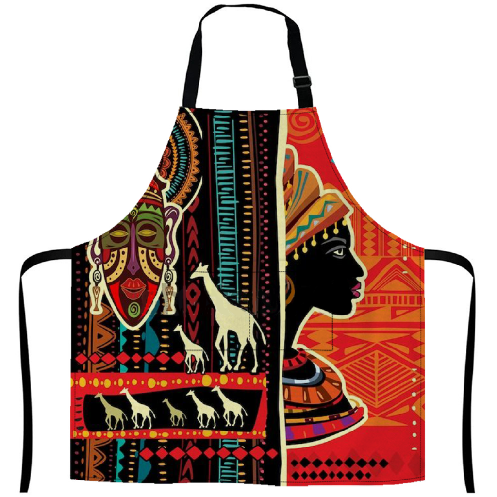 African Culture Art Apron