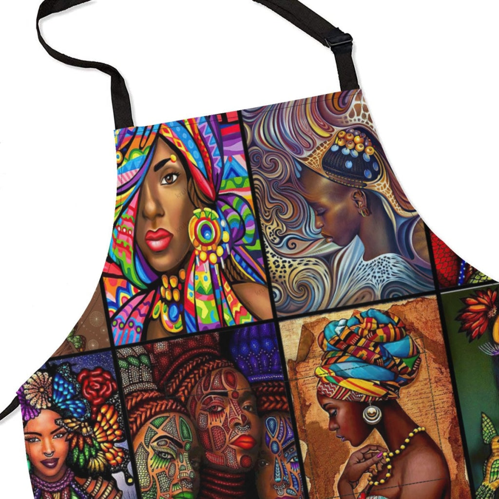 African Culture Art Apron