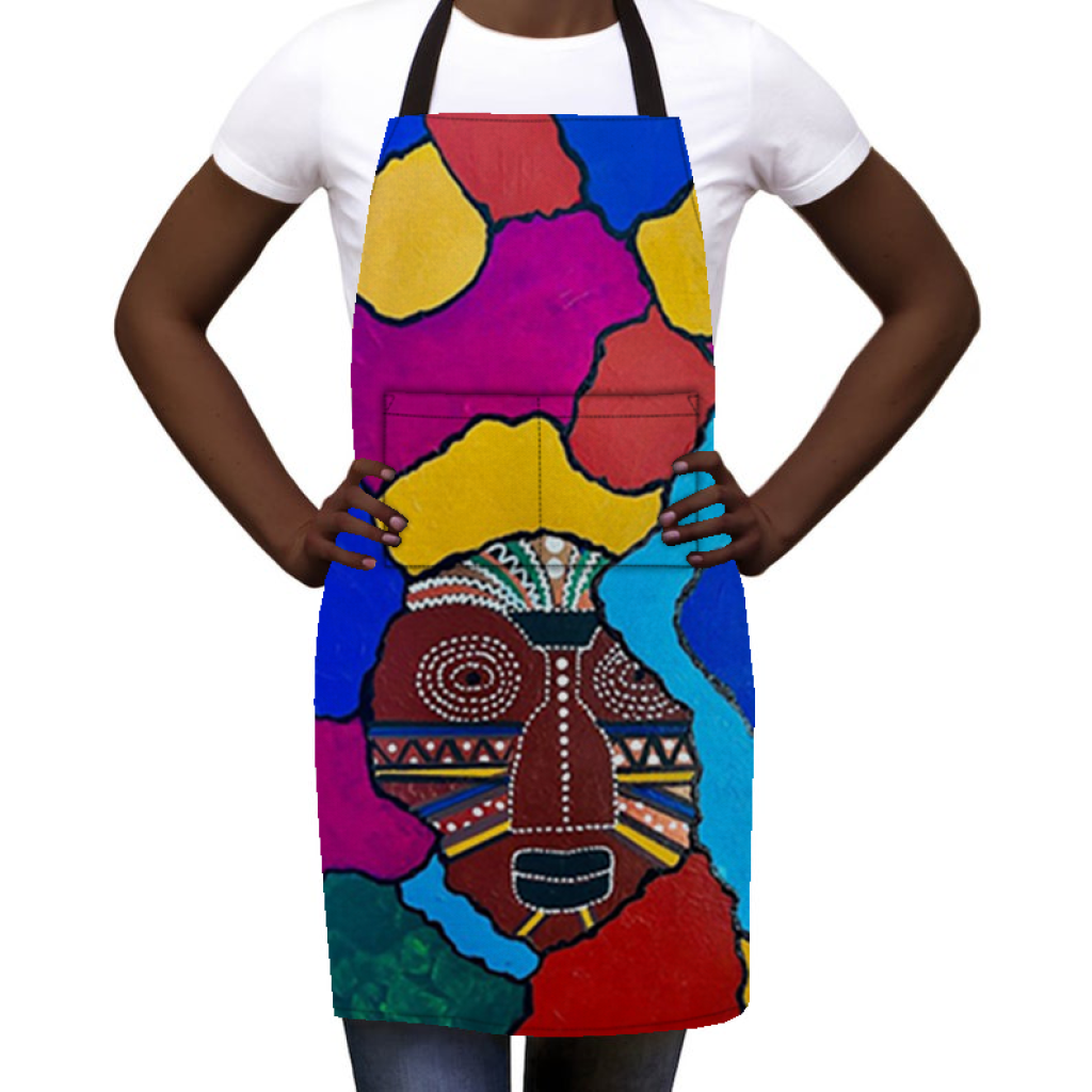 African Culture Art Apron