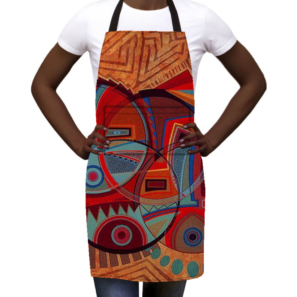 African Culture Art Apron