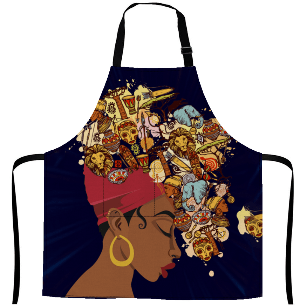 African Culture Art Apron