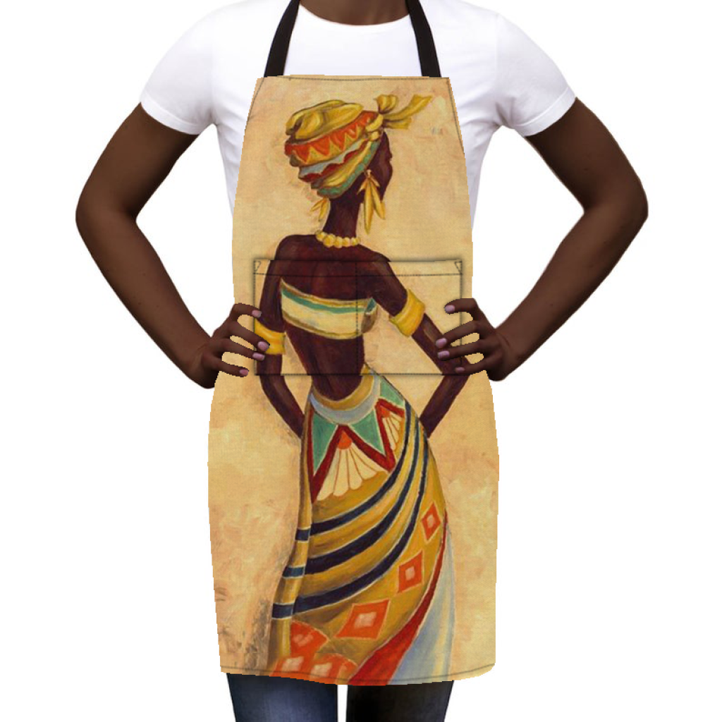 African Culture Art Apron