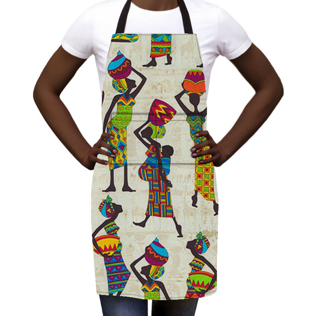 African Culture Art Apron