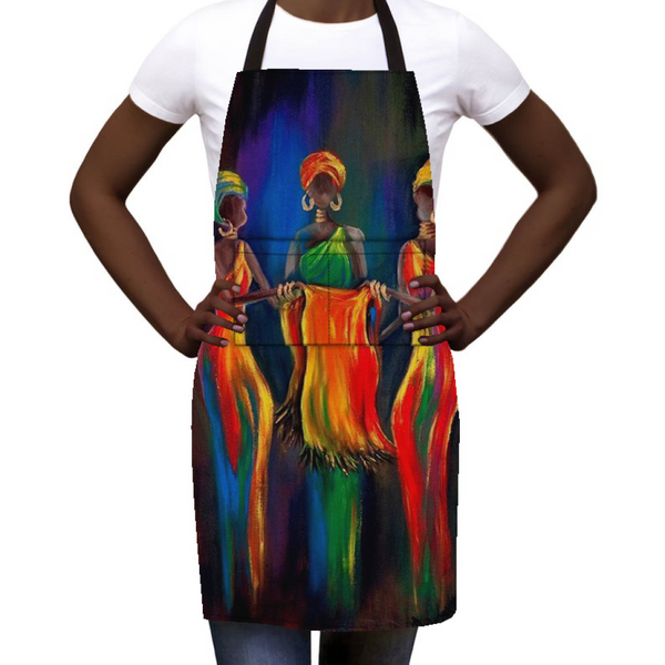 African Culture Art Apron