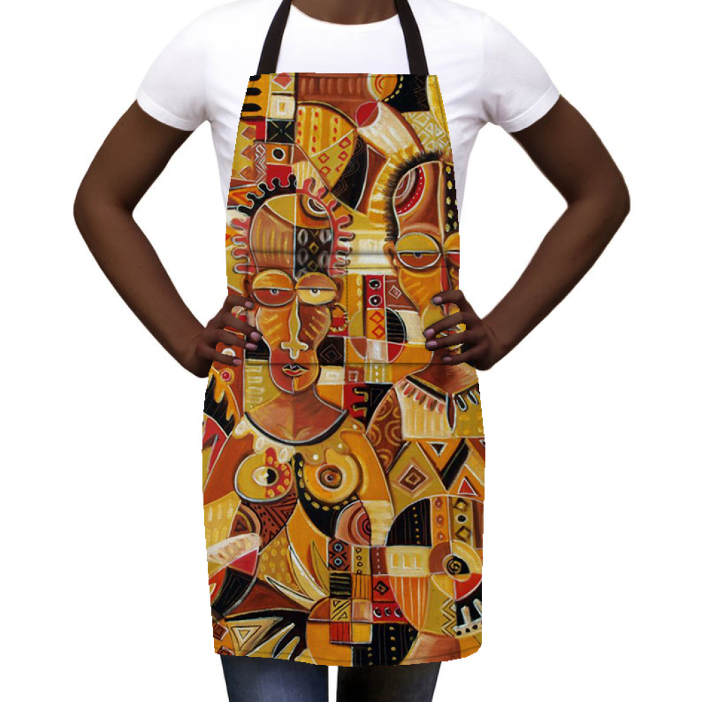 African Culture Art Apron