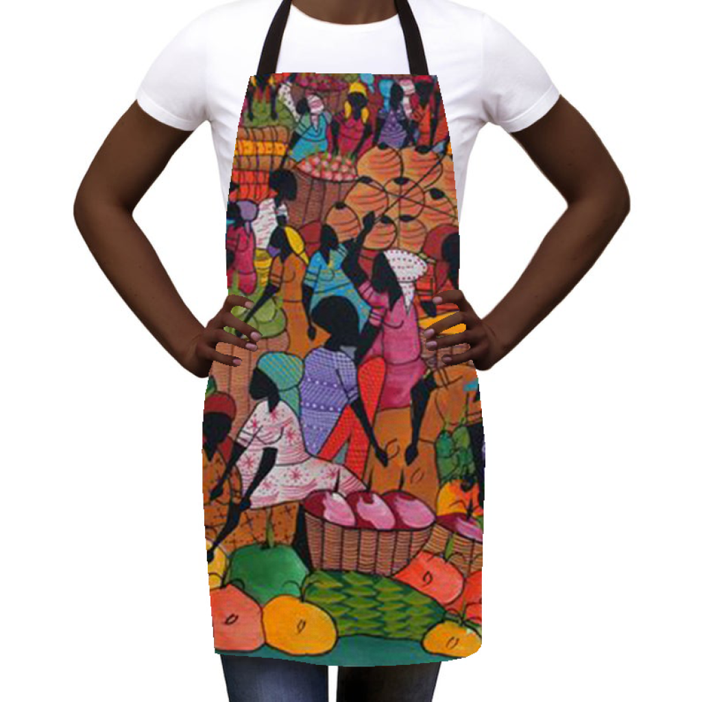 African Culture Art Apron