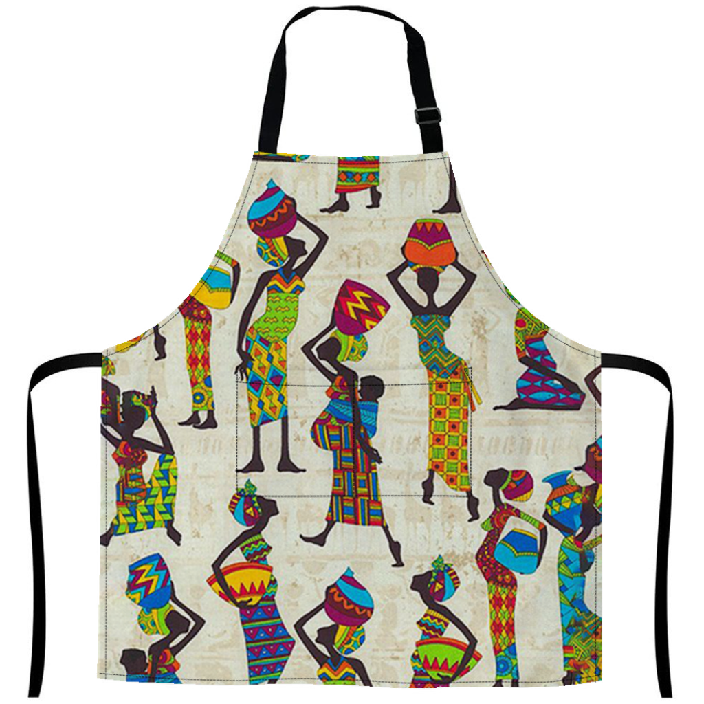 African Culture Art Apron