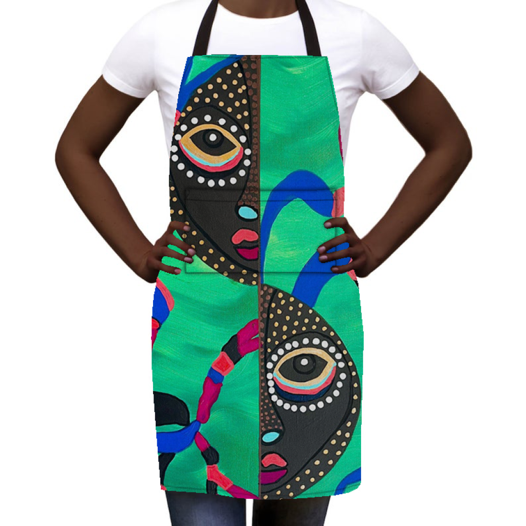 African Culture Art Apron