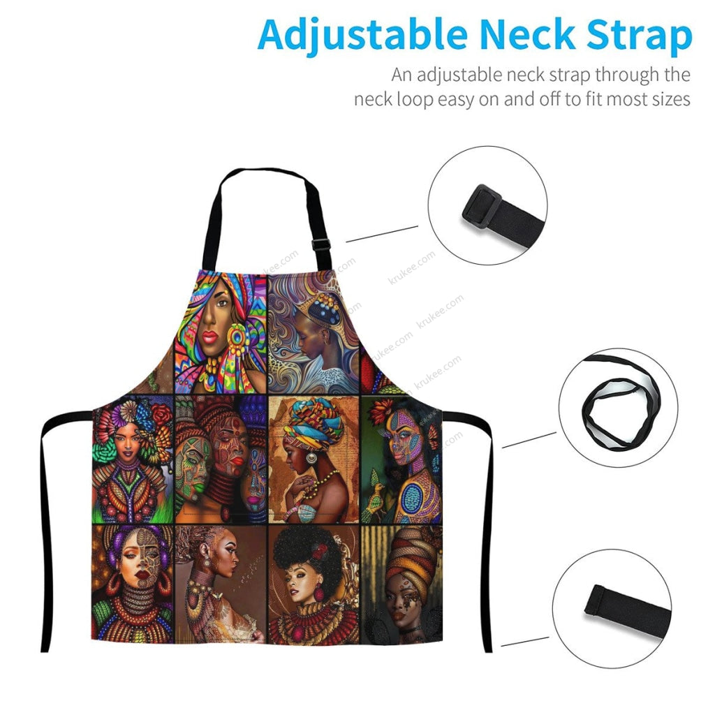 African Culture Art Apron