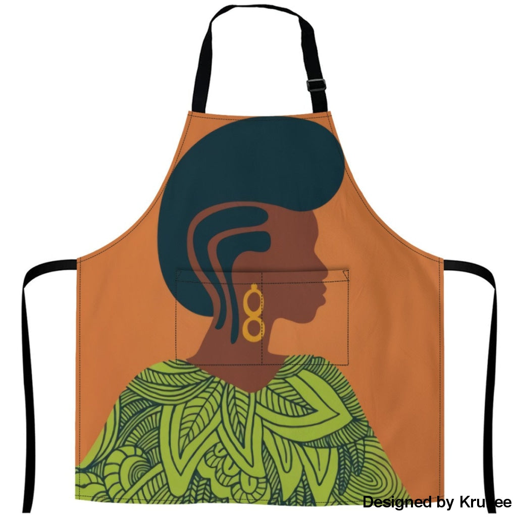 African Culture Art Apron - Women 27Inch X 29Inch Aprons