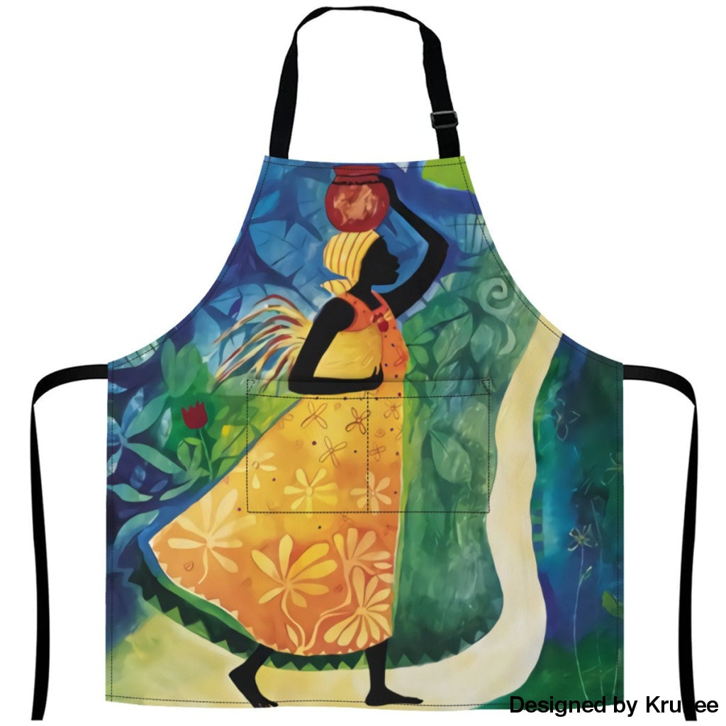 African Culture Art Apron - Women 3 27Inch X 29Inch Aprons