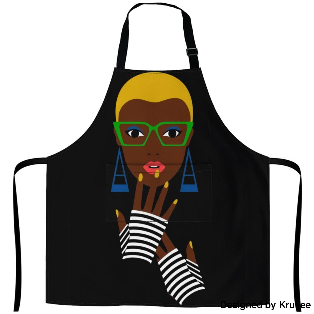 African Culture Art Apron - Women 8 27Inch X 29Inch Aprons