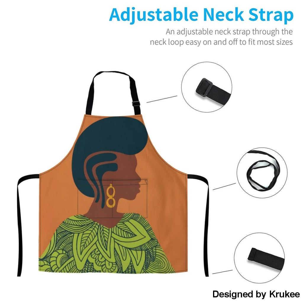 African Culture Art Apron - Women Aprons