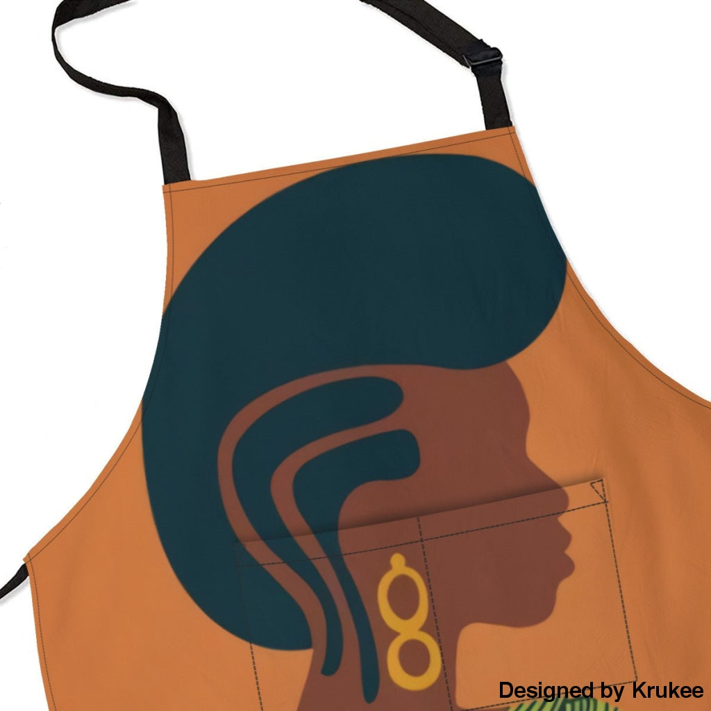 African Culture Art Apron - Women Aprons