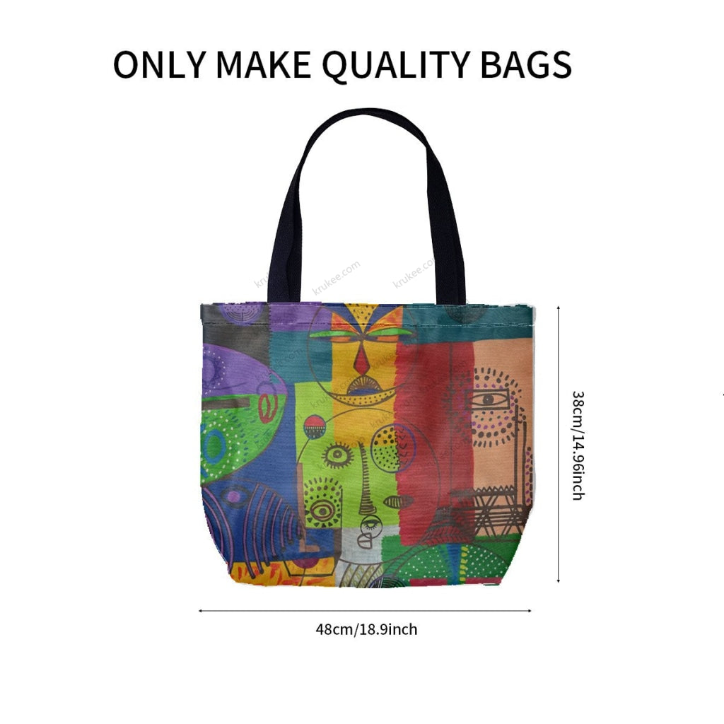 African Culture Art Printcanvas Tote Bag